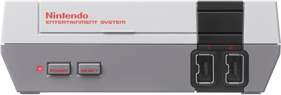 NES Classic Edition system front view